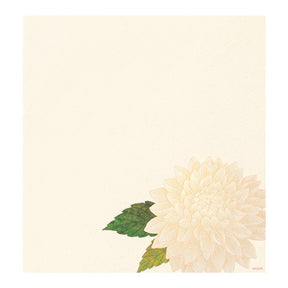 Midori Letter Pad - Silk Printing Dahlia 037