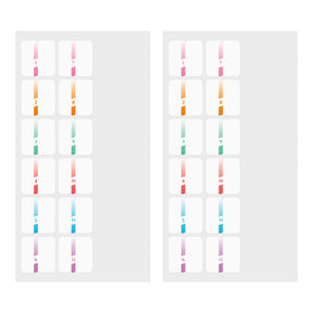 Midori Index Label- Chiratto Number