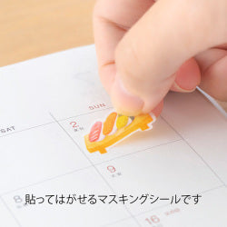 Midori Planner Stickers - Sticker Marché - Sushi