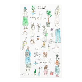 Midori Transfer Stationery Stickers - Fashion