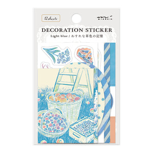 Midori Decoration Sticker - Light Blue