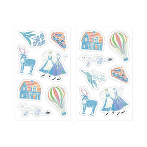 Midori Decoration Sticker- Light Blue