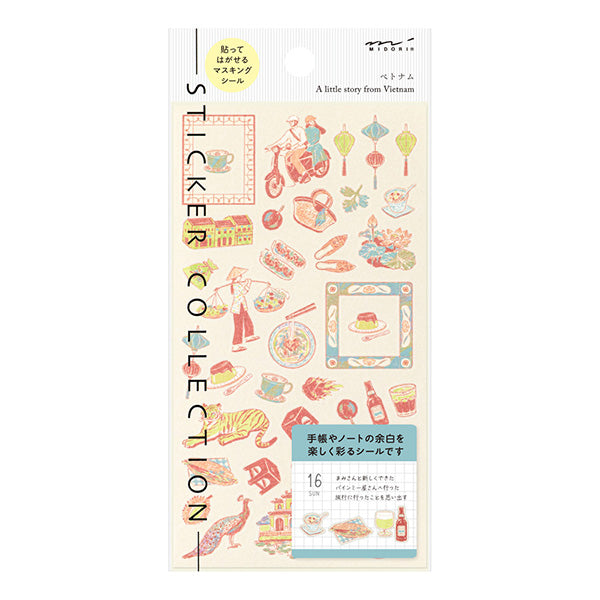 Midori Stickers - Vietnam Design