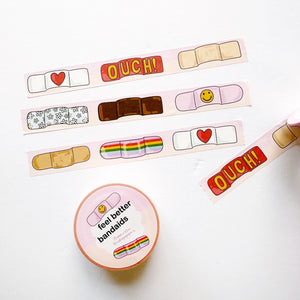 Calliope Pencil Factory - Washi tape - 15mm Feel Better Bandaids Washi Tape