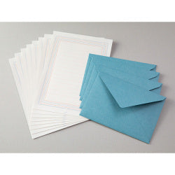 Midori Letter Set - Press Frame Blue