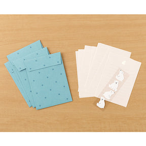 Midori Mini Letter Set with Stickers 311 - Polar Bear