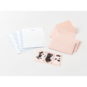 Midori Mini Letter Set - Hungry Cat