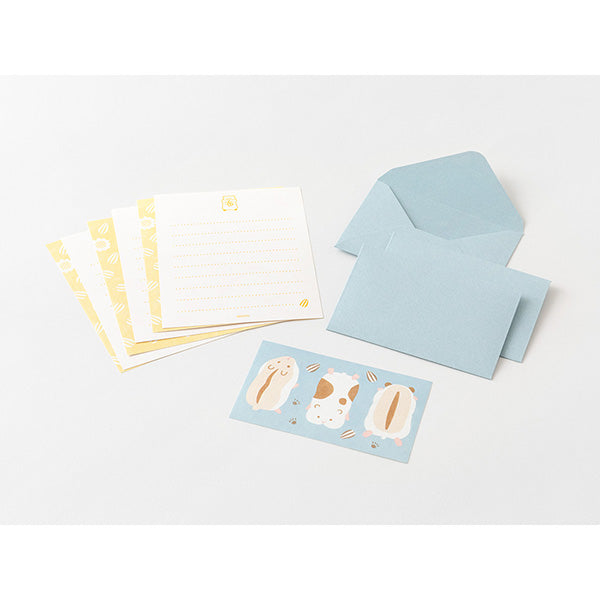 Midori Mini Letter Set - Hungry Hamster