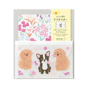 Midori Mini Letter Set - For You Dog