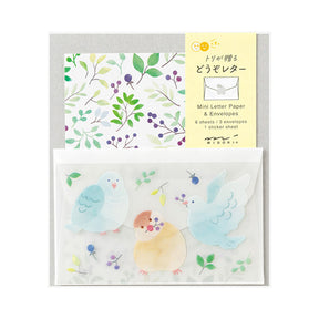 Midori Mini Letter Set - For You Bird