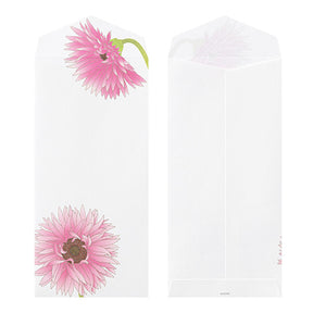 Midori Envelopes - Silk Printing Gerbera 164