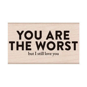 Hero Arts Wooden Stamp - Snarky Love You