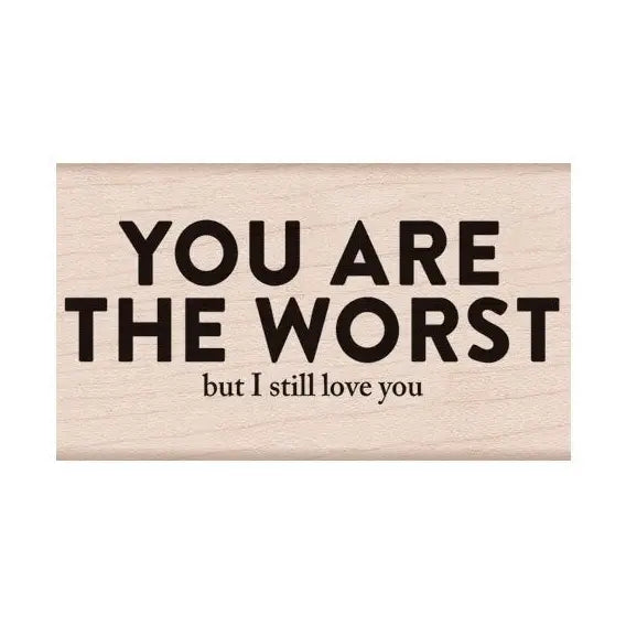 Hero Arts Wooden Stamp - Snarky Love You