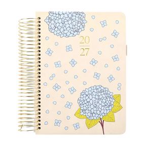 Linda Tong Planners - 2027 Illustrated Planner - Hydrangeas