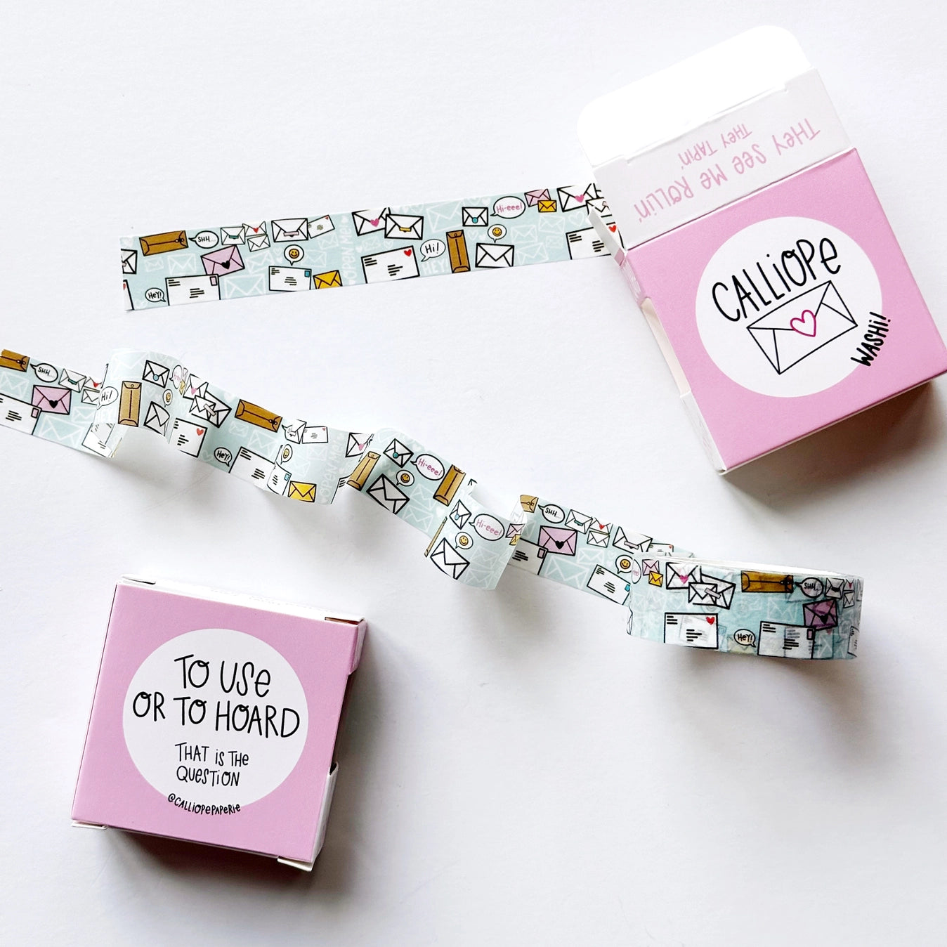Calliope Pencil Factory - Washi tape - 15mm Excited Envelopes