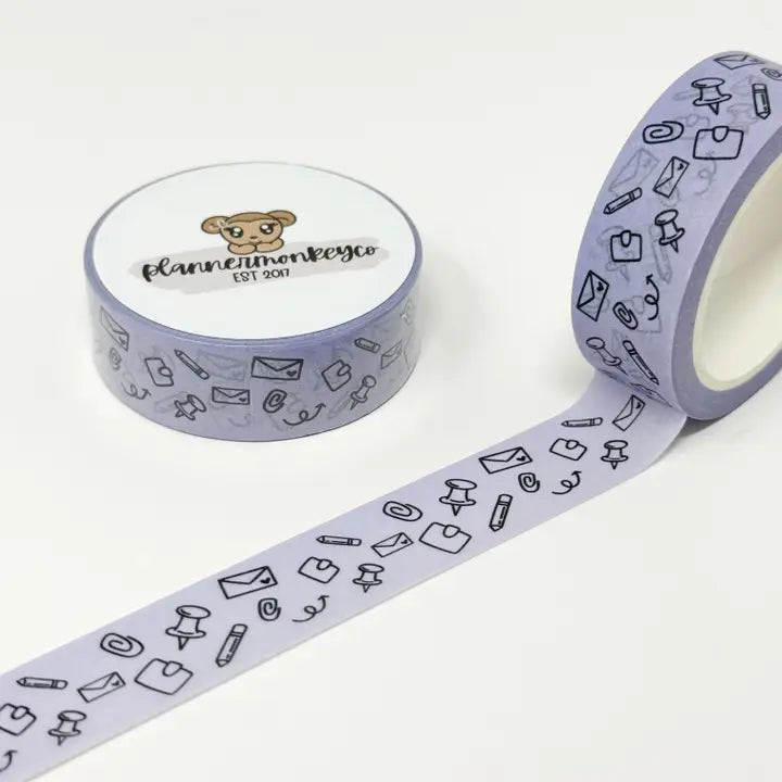 Plannermonkeyco - Washi Tape - Minimal Stationery 2.0