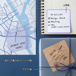 Midori Selectable Sticky Notes - Blue