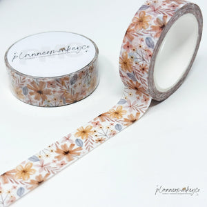 Plannermonkeyco - Washi Tape - Golden Blooms