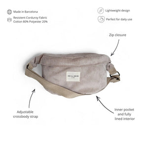 De La Mur Line US Inc. - Corduroy Fanny Pack - Taupe
