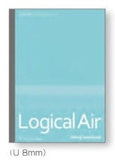 Nakabayashi Logical Air B5 Swing Notebook - Logical 8mm Rule