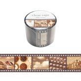 Mind Wave- Washi tape - 30mm - Film Brown