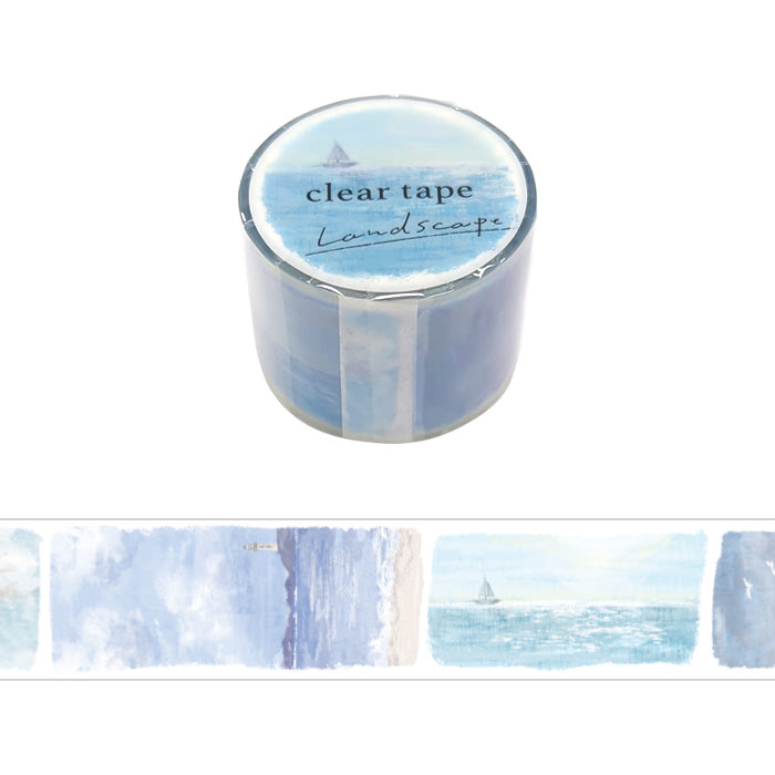 Mind Wave- Washi tape - 30mm - Landscape Morning Calm