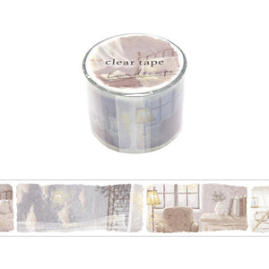 Mind Wave- Washi tape - 30mm - Landscape Late Night