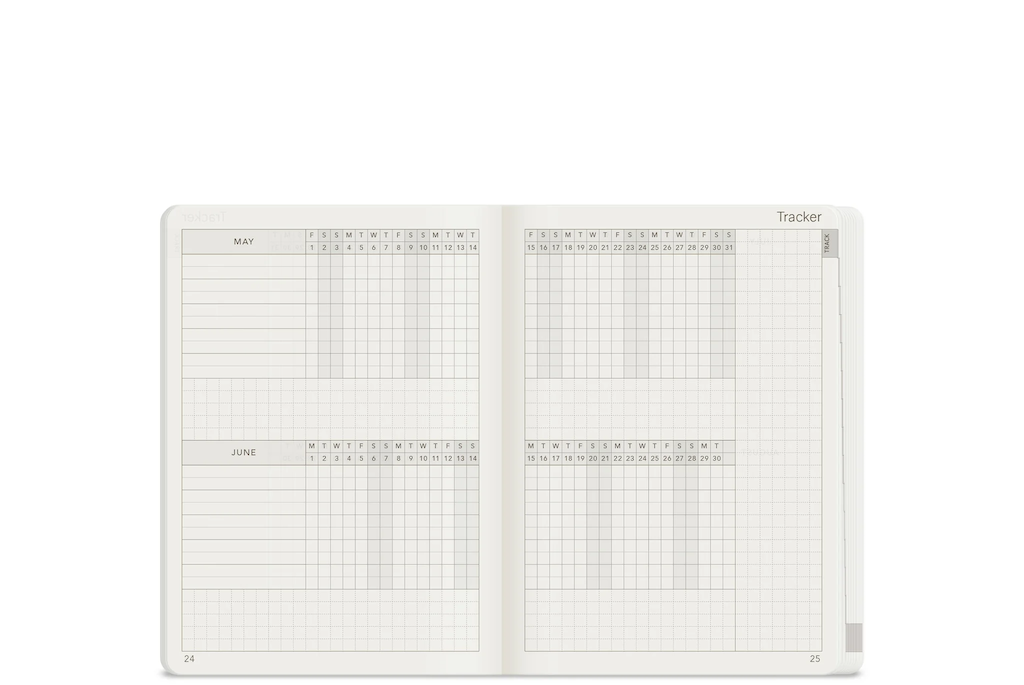 Wonderland222 2026 A6 Weekly Planner - All-in-One - Stacked Weekends