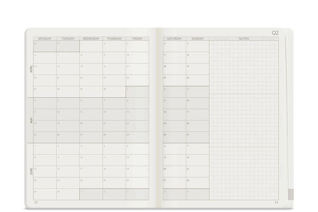 Wonderland222 2026 B6 Weekly Planner - All-in-One - Unstacked Weekends