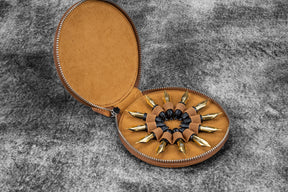 Galen Leather Co. The Nib Circle - Leather Zip Nib Case for 12 Nibs
