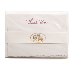 G. Lalo Thank You Deckle Edge Cards
