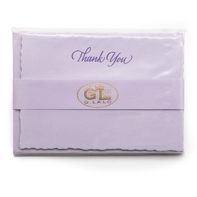 G. Lalo Thank You Deckle Edge Cards