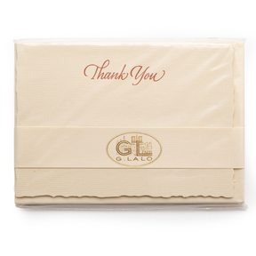 G. Lalo Thank You Deckle Edge Cards