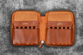 Galen Leather Co. Legacy Zip Pen Case - A6 12 Pen
