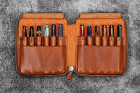 Galen Leather Co. Legacy Zip Pen Case - A6 12 Pen