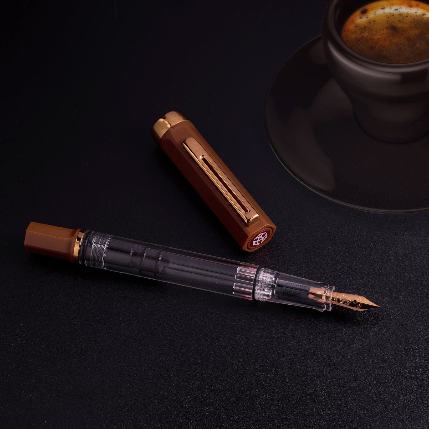 TWSBI ECO - Espresso w/Bronze Fountain