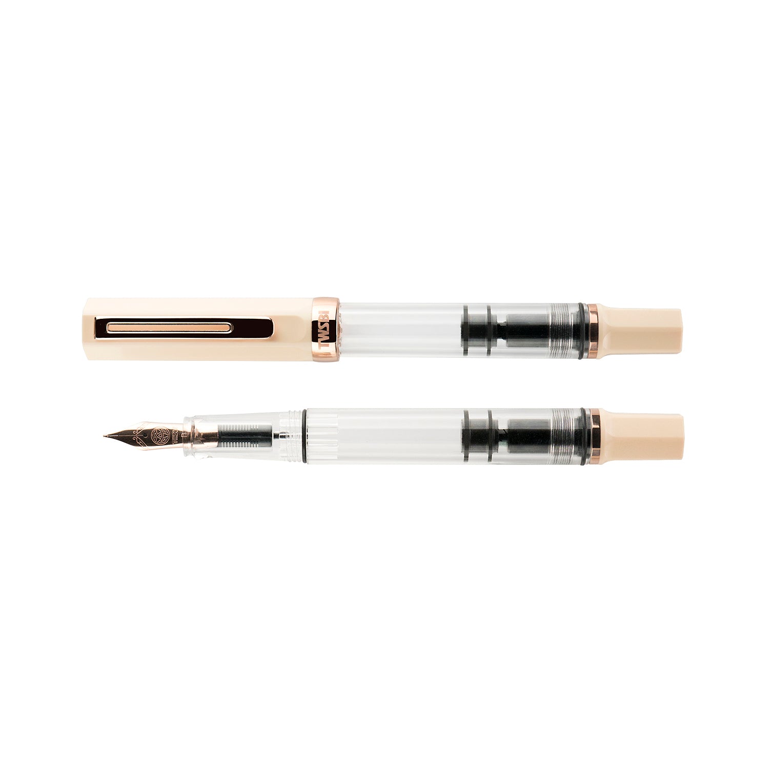 TWSBI ECO - Crème w/ Rose Gold Fountain