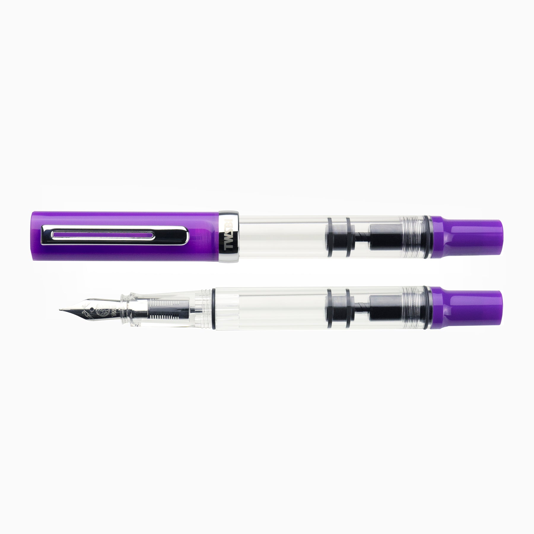 TWSBI ECO T - Transparent Eggplant Purple Fountain