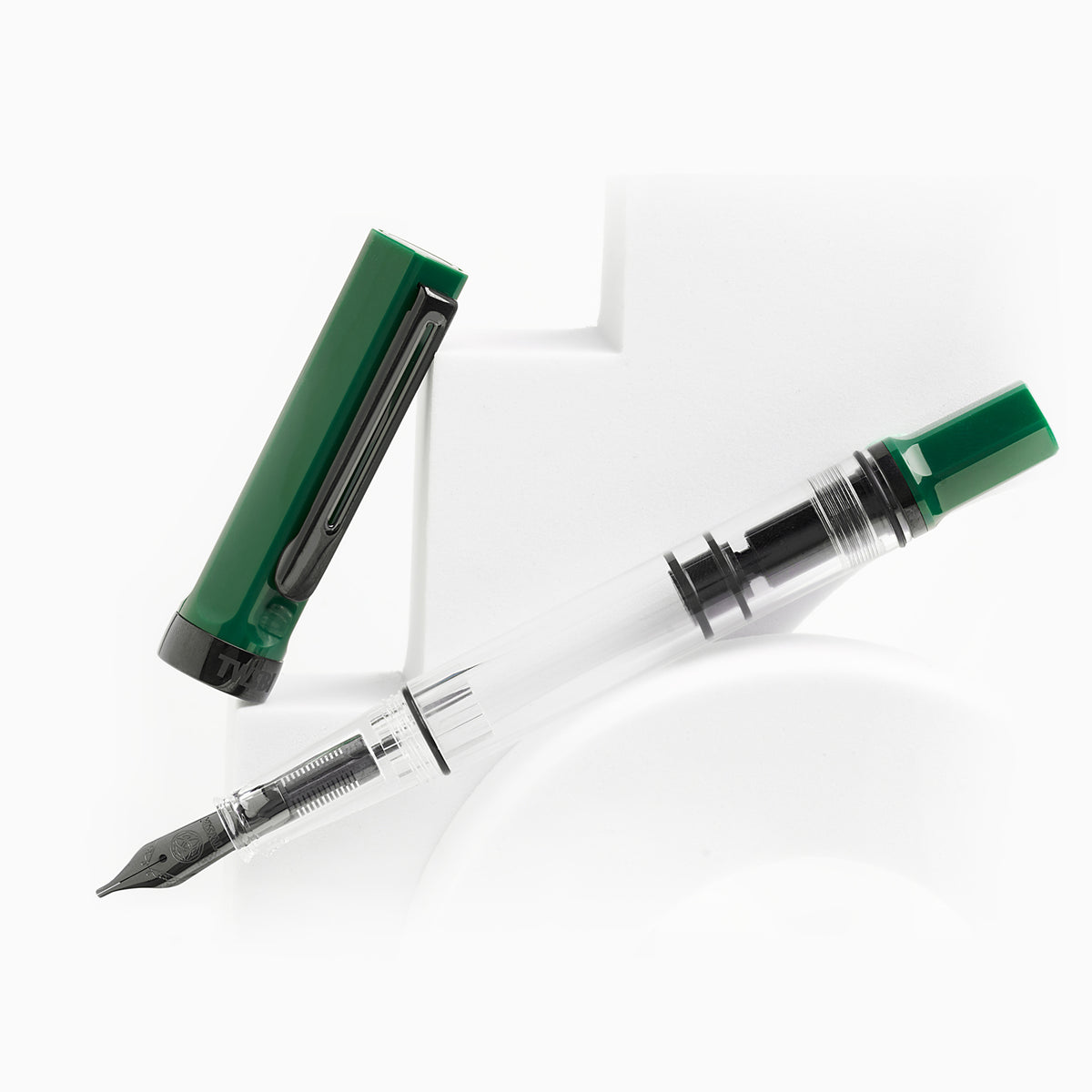 TWSBI ECO - Irish Green / Onyx Fountain