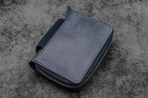 Galen Leather Co. EDC Wallet - Crazy Horse Navy