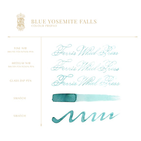 Ferris Wheel Press - Dreaming in California Collection -Blue Yosemite Falls