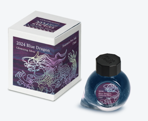 Colorverse 2024 Special Series Ink Blue Dragon - Glistening Silver