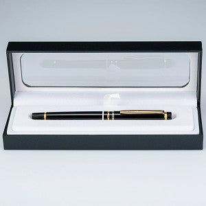 Pilot Grance - Black with Gold Trim Fountain