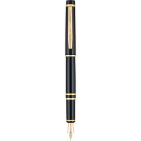 Pilot Grance - Black with Gold Trim Fountain
