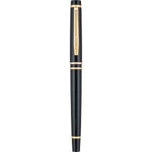 Pilot Grance - Black with Gold Trim Fountain