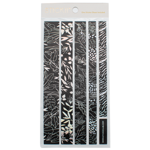 STICKII Sticker Sheet - Holo Foliage Washi Strips