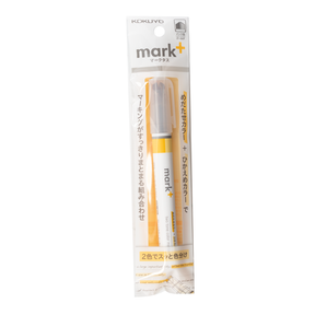 Kokuyo Mark+ 2 Tone Marker Yellow
