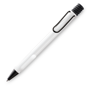Lamy Safari Ballpoint - White / Black clip