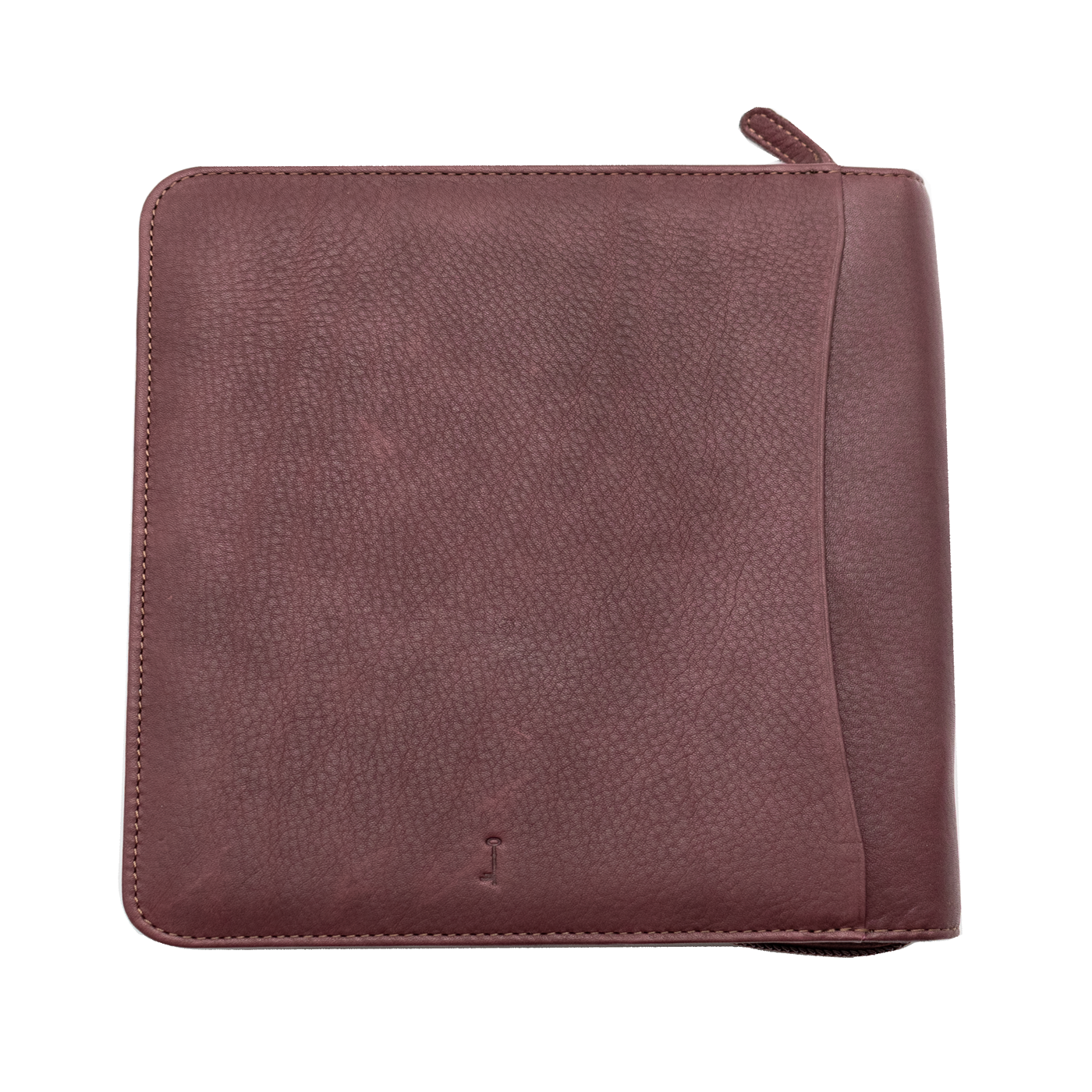 Nagasawa Leather 10 Pen Zip Case - Bordeaux