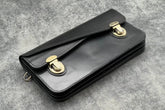 Galen Leather Co. Accordion Pouch - Black